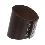 3 Inches Wide Oil Tanned Leather Wristband Cuff Bracelet