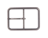 1 1/2" (38 mm) Nickel Free Center Bar Single Prong Rectangular Belt Buckle