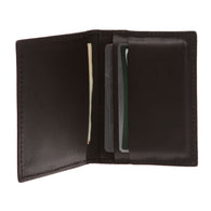 Men's 100% Leather Micro Sleeve, Slim Card & Cash Holder Bifold Wallet - Multi Color Options