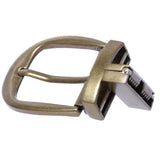 1 3/8" (34 mm) Nickel Free Round Twisted Clamp Belt Buckle