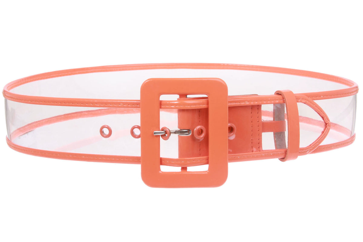 Transparent Belt. Oversized clear belt. Transparent Vegan Belt for Men - 35MM | The Whistle | Vegan  main image 4