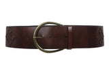 70mm Fashion Contour Leather Belt