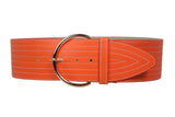 75mm Fashion Stitching Leather Belt