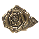 1 1/2" (38 mm) Snap on Embossed Roses Leather Belt