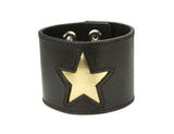 Stitching Edged Star Fashion Leather Wrist Band
