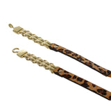 5/8" (15 MM) Women's Leopard Fashion Skinny Stretch Belt