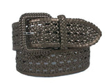 2 Inches Wide Hand Made Braided Square Buckle Belt