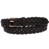 Women's 1" Skinny Braided Woven Non Leather Belt