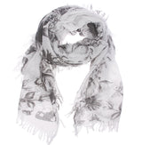 Womens Light Weight Wide Shawl Wrap cotton Scarf