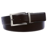 Men's 1 1/4" Cut-to-Fit Black or Brown Reversible Dress Belt