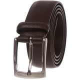 Men's 1 1/4" Feather Edged Leather Dress Belt