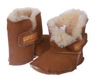 NINO Infants' Genuine Suede Shearling  Erin Boots