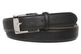 Men's 1 1/4" (34 mm) Pebble Grain Leather Dress Belt