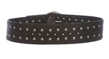 2 5/8" (65mm) Wide Contour Studded Lace Edged belt