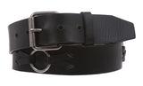 1 1/2" Snap On Oil-tanned Solid Leather Belt