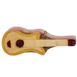 Handcrafted Wooden Musical Instrument Shape Secret Jewelry Puzzle Box - Electronic Guitar