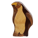 Handcrafted Wooden Animal Shape Secret Jewelry Puzzle Box - Penguin