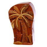 Handcrafted Wooden Secret Jewelry Puzzle Box - Palm Tree